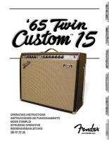 Fender 65-Twin-Custom-15 - Owners Manual